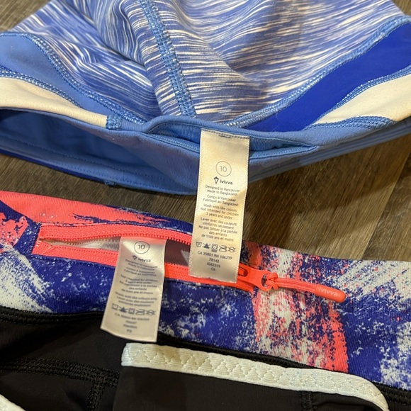 Lot of 2 Ivivva capri leggings size 10 - Picture 6 of 7